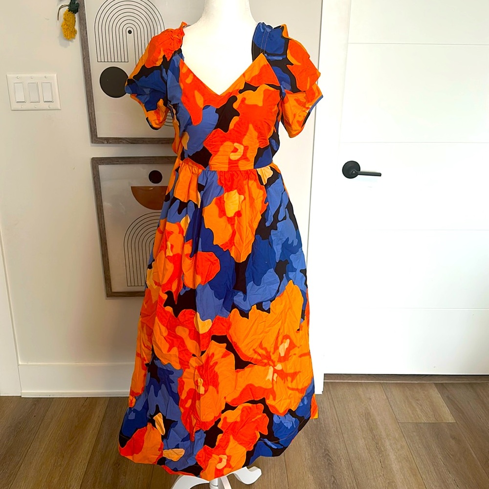 Tabitha Brown Open Back Maxi Dress - Size 4